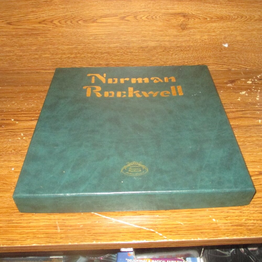 Norman Rockwell Santa In His Workshop Collector's Plate Rare!